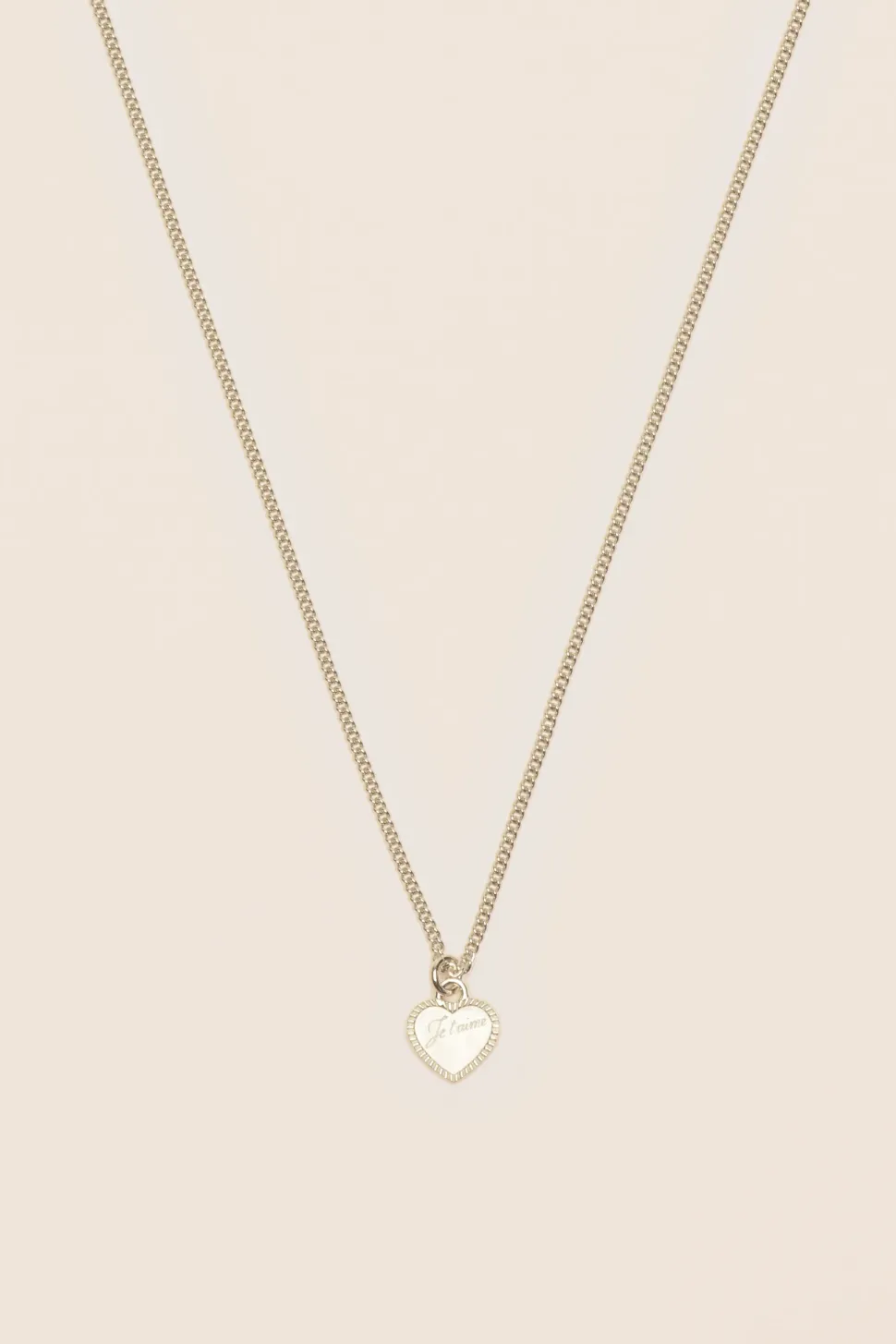 Wouters&Hendrix – ketting met hartje je t’aime small