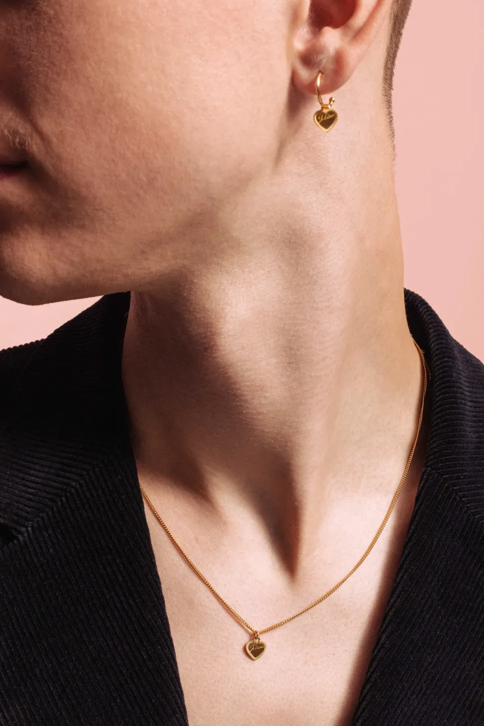 Wouters&Hendrix – ketting met hartje je t’aime small