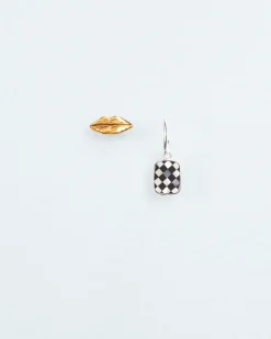 Wouters&Hendrix – oorringen met lip en mozaïek