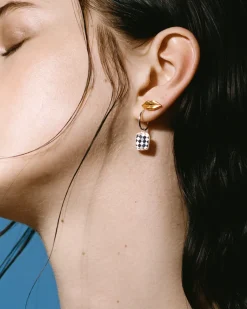 Wouters&Hendrix – oorringen met lip en mozaïek