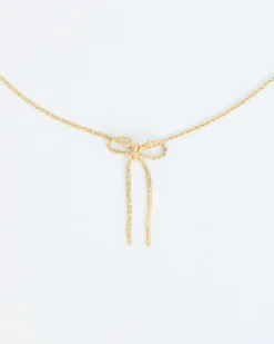 Wouters&Hendrix – textured ketting met strikje