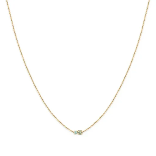 BDM – amants ketting kort chrysoliet