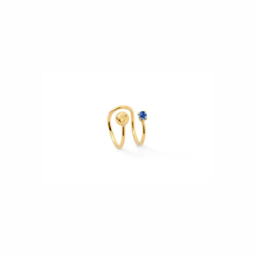 BDM – zephyr earcuff sapphire