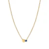 BDM – zephyr ketting kort sapphire