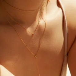 BDM – zephyr ketting kort sapphire
