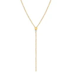 BDM – zephyr ketting lang wit kristal
