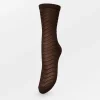 BS Mina Glitter Sock Hot Fudge Brown