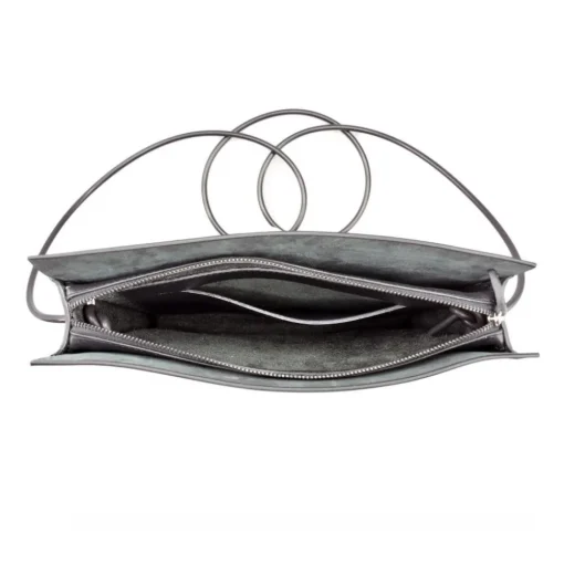 EV – handtas grace zwart/rubberen riem