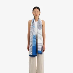 IT – sjaal Parijs blauw