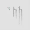 Lore Van Keer – noctis set van 3 studs met aquamarijn zilver