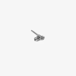 Lore Van Keer –  single stud met little rings zilver