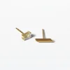 Lore Van Keer – strata studs met topaas zilver verguld