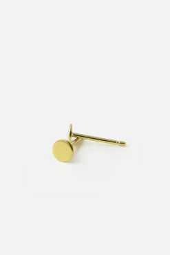 MHL – disc studs zilver verguld