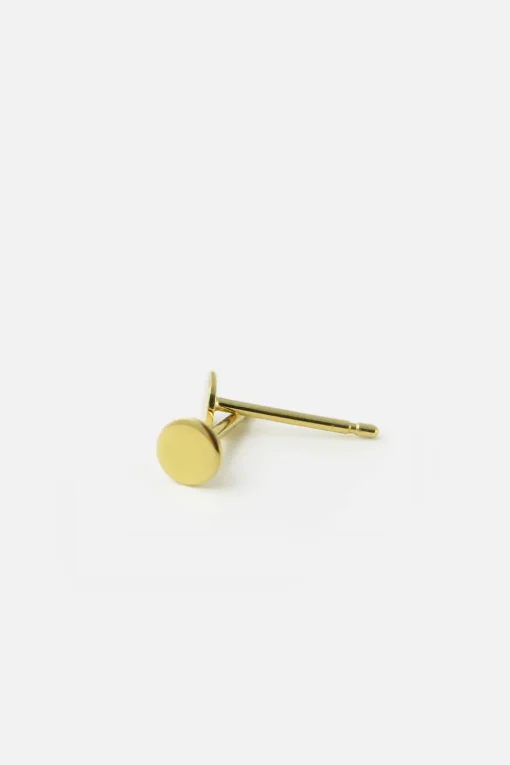 MHL – disc studs zilver verguld