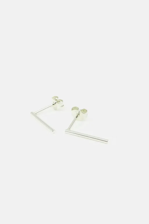 MHL – oorringen staafje zilver
