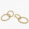 MHL – statement oorringen met bubbles zilver verguld