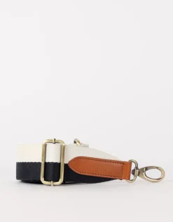 O My Bag – stoffen riem zwart/wit