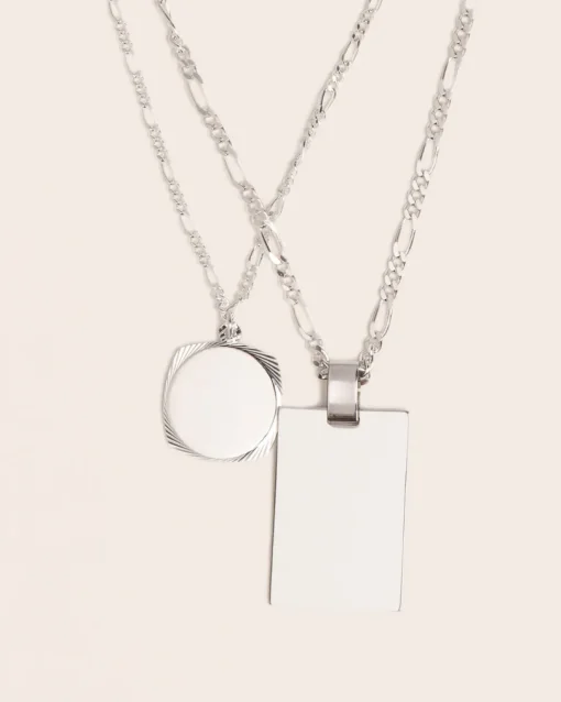 Wouters&Hendrix – dubbele ketting met medaillons large