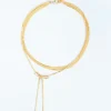 Wouters&Hendrix – gelaagde ketting met strik