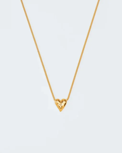 Wouters&Hendrix – ketting met gehamerd hartje
