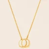 Wouters&Hendrix – ketting met split signet ring large