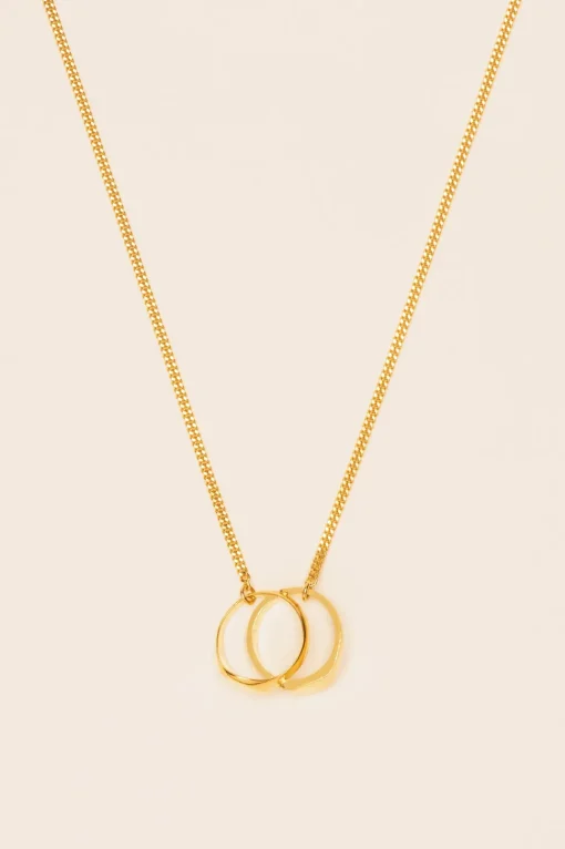 Wouters&Hendrix – ketting met split signet ring large