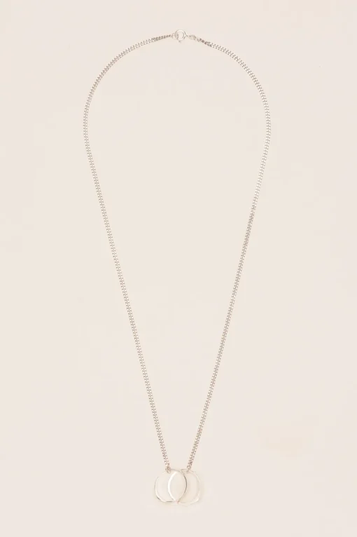 Wouters&Hendrix – ketting met split signet ring large