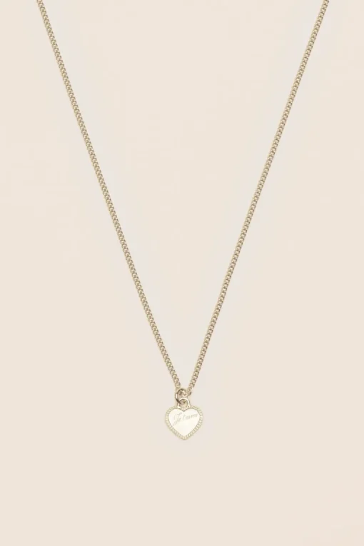 Wouters&Hendrix – ketting met hartje je t’aime small