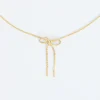 Wouters&Hendrix – textured ketting met strikje